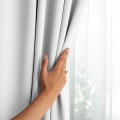 Závěs AmeliaHome Blackout s průchodkami 140x245 cm bílý