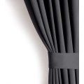 Závěs AmeliaHome Blackout s multifunkční páskou 140x245 cm ocelově šedý