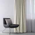 Závěs AmeliaHome Blackout s multifunkční páskou 140x270 cm krémový