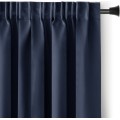 Závěs AmeliaHome Blackout s multifunkční páskou 140x270 cm tmavě modrý