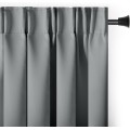 Závěs AmeliaHome Blackout s multifunkční páskou 140x270 cm stříbrný