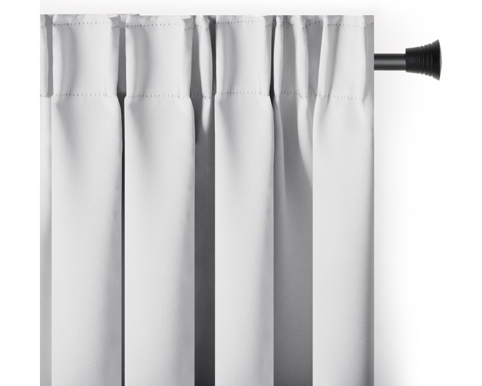 Závěs AmeliaHome Blackout s multifunkční páskou 140x245 cm bílý