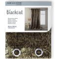 Závěs AmeliaHome Blackout s průchodkami 140x250 cm černý