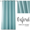 Závěs AmeliaHome Oxford s průchodkami 140x250 cm modrý
