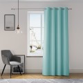 Závěs AmeliaHome Oxford s průchodkami 140x250 cm modrý