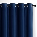Závěs AmeliaHome Velvet s průchodkami 140x245 cm modrý