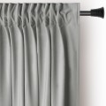 Závěs AmeliaHome Velvet s multifunkční páskou 140x270 cm stříbrný