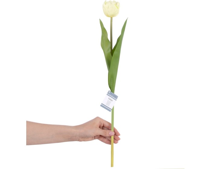 Umělá květina TULIPI krémová