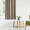 Závěs Homede Vila s řasící páskou Wave 7 cm béžový
