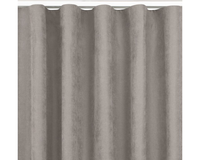 Závěs MILANA s řasící páskou Wave 7 cm cappuccino