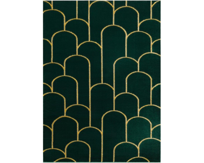 Koberec ESTEMA ARTDECO2 láhvově zelený