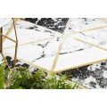 Kulatý koberec ESTEMA MARBLETRIANGLES černo-bílý