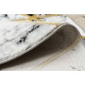 Kulatý koberec ESTEMA MARBLETRIANGLES černo-bílý