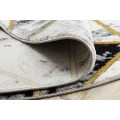 Kulatý koberec ESTEMA MARBLETRIANGLES černo-bílý