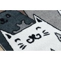 Dětský koberec BEO GATTI šedý