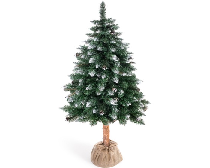 Umělý vánoční stromek CRISTAL na kmeni zelený