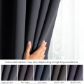 Závěs AmeliaHome Blackout s průchodkami 140x245 cm šedý