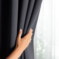 Závěs AmeliaHome Blackout s průchodkami 140x245 cm šedý