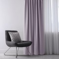 Závěs AmeliaHome Blackout s průchodkami 140x245 cm pudrově růžový