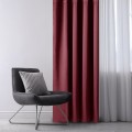 Závěs AmeliaHome Blackout s průchodkami 140x270 cm vínový