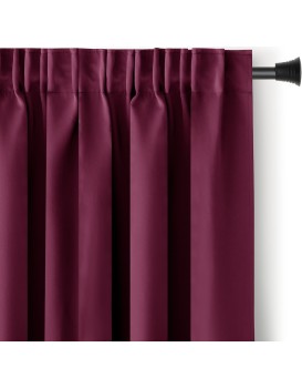Závěs AmeliaHome Blackout s multifunkční páskou 140x270 cm fialový