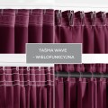 Závěs AmeliaHome Blackout s multifunkční páskou 140x270 cm fialový