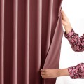 Závěs AmeliaHome Velvet s multifunkční páskou 140x270 cm růžový