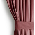 Závěs AmeliaHome Velvet s multifunkční páskou 140x270 cm růžový