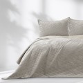 Prošívaný přehoz na postel LAILA 260x280 béžový