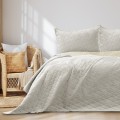 Prošívaný přehoz na postel LAILA 170x210 krémový