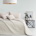 Prošívaný přehoz na postel SOFTA 260x280 béžovo-krémový