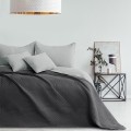 Prošívaný přehoz na postel SOFTA 260x280 tmavě šedá/světle šedá