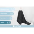 Bavlněný ručník DecoKing Marina sytě černý