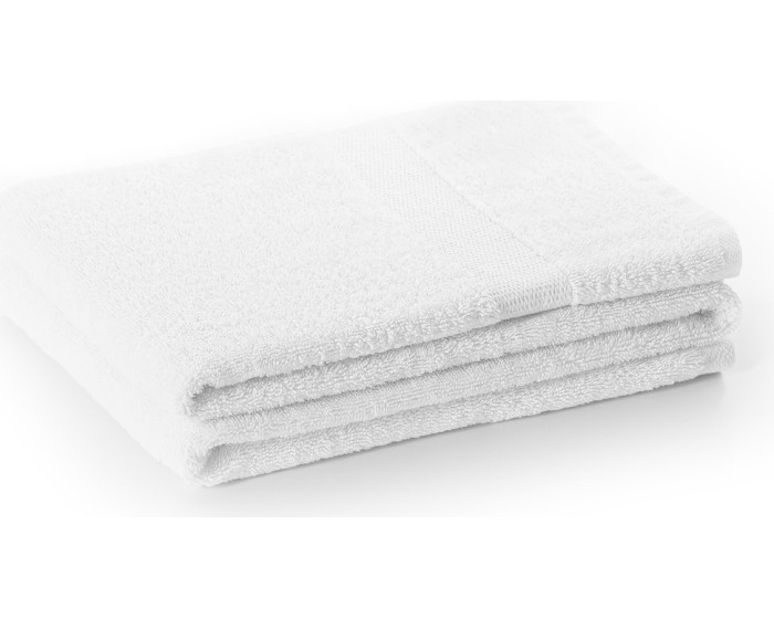 Bavlněný ručník DecoKing Marina 50x100 cm bílý
