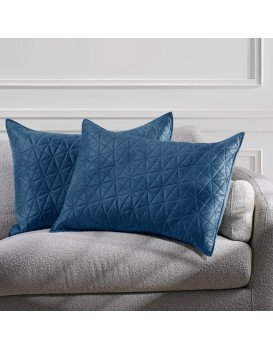Sada 2 ks povlaků na polštáře AmeliaHome Laila 50x70 cm královsky modrá