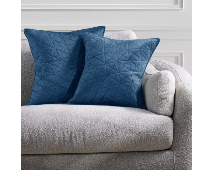 Sada 2 ks povlaků na polštáře AmeliaHome Laila 50x70 cm královsky modrá