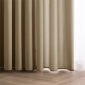 Závěs Carli s designovými poutky 140x250 cm béžový