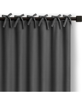 Závěs Carli s designovými poutky 140x250 cm šedý