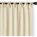 Závěs Carli s designovými poutky 140x250 cm krémový