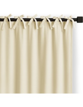Závěs Carli s designovými poutky 140x250 cm krémový