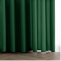 Závěs Carli s designovými poutky 140x250 cm láhvově zelený