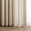Závěs Carli s designovými poutky 140x250 cm světle béžový
