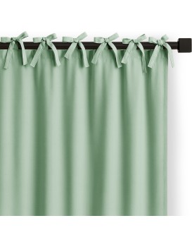 Závěs Carli s designovými poutky 140x250 cm mátový