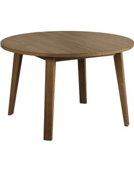 Kulatý jídelní stůl A-Line 120 cm dub kouřový