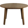 Kulatý jídelní rozkládací stůl A-Line 120/220 cm dub kouřový