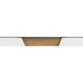 Komoda Lowell 80 cm bílá/dub přírodní