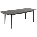 Jídelní rozkládací stůl Montreux 180/219 cm černý