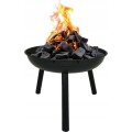 Zahradní ohniště na dřevěné uhlí BBQ1006 černé