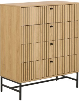 Komoda Albany 80 cm dub přírodní