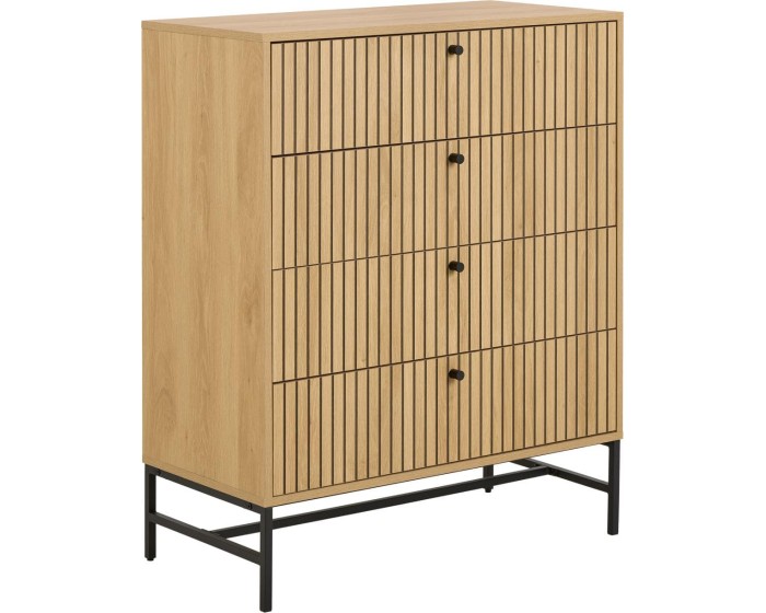 Komoda Albany 80 cm dub přírodní